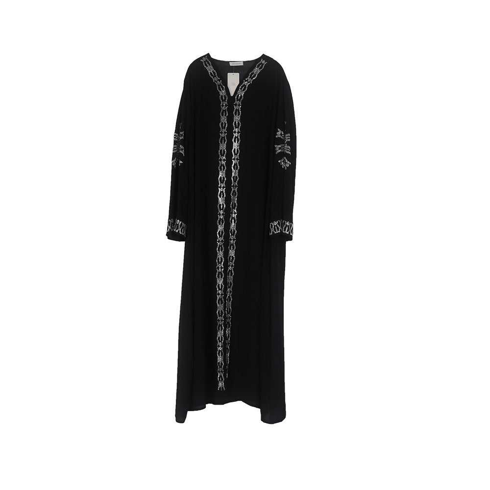 F&R Ethnic Style Plus Size Dress | Middle East Muslim Style Robe
