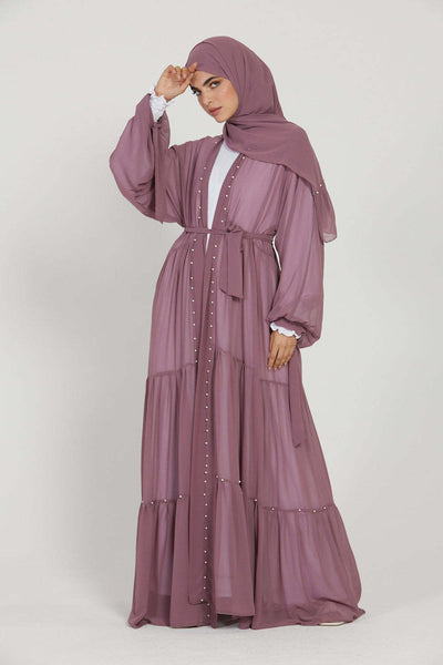 F&R Zainab Beaded Chiffon Robe