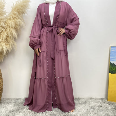 F&R Zainab Beaded Chiffon Robe