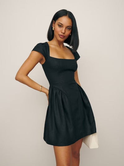 F&R Auren Square Neck Dress