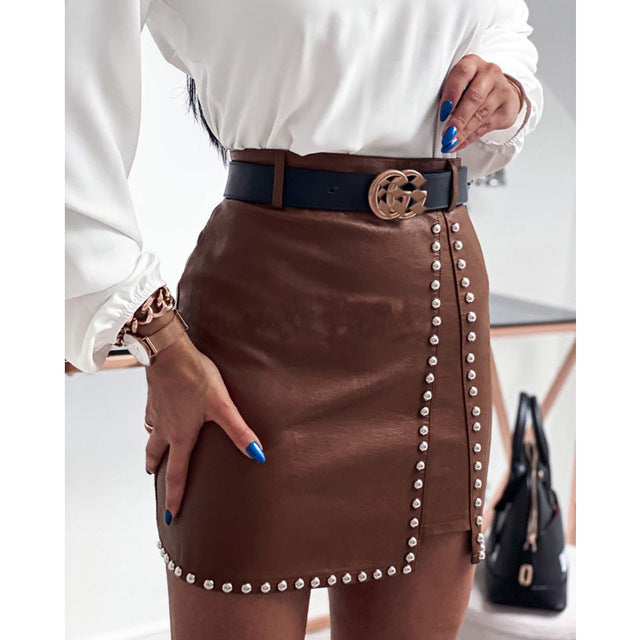 F&R Rivet Edge PU Skirt