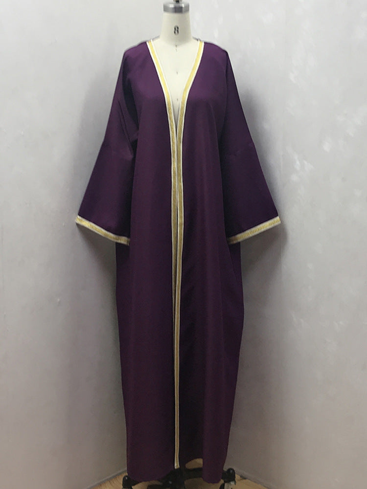 F&R Nuraya Linen Ribbon Robe