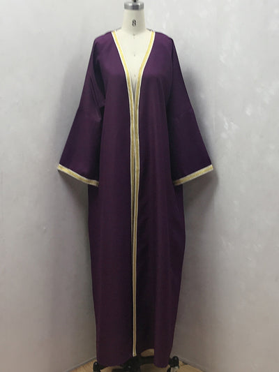 F&R Nuraya Linen Ribbon Robe