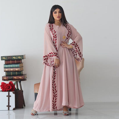 F&R Aamira Embroidered Chiffon Dress Set