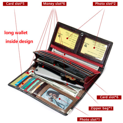 F&R Retro Chic Long Wallet