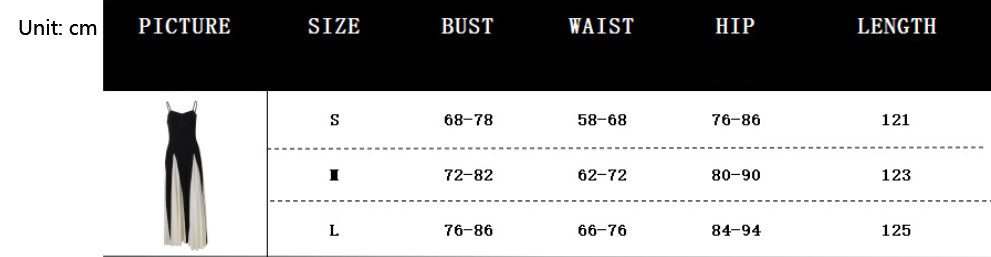 F&R Color Contrast Sling Dress