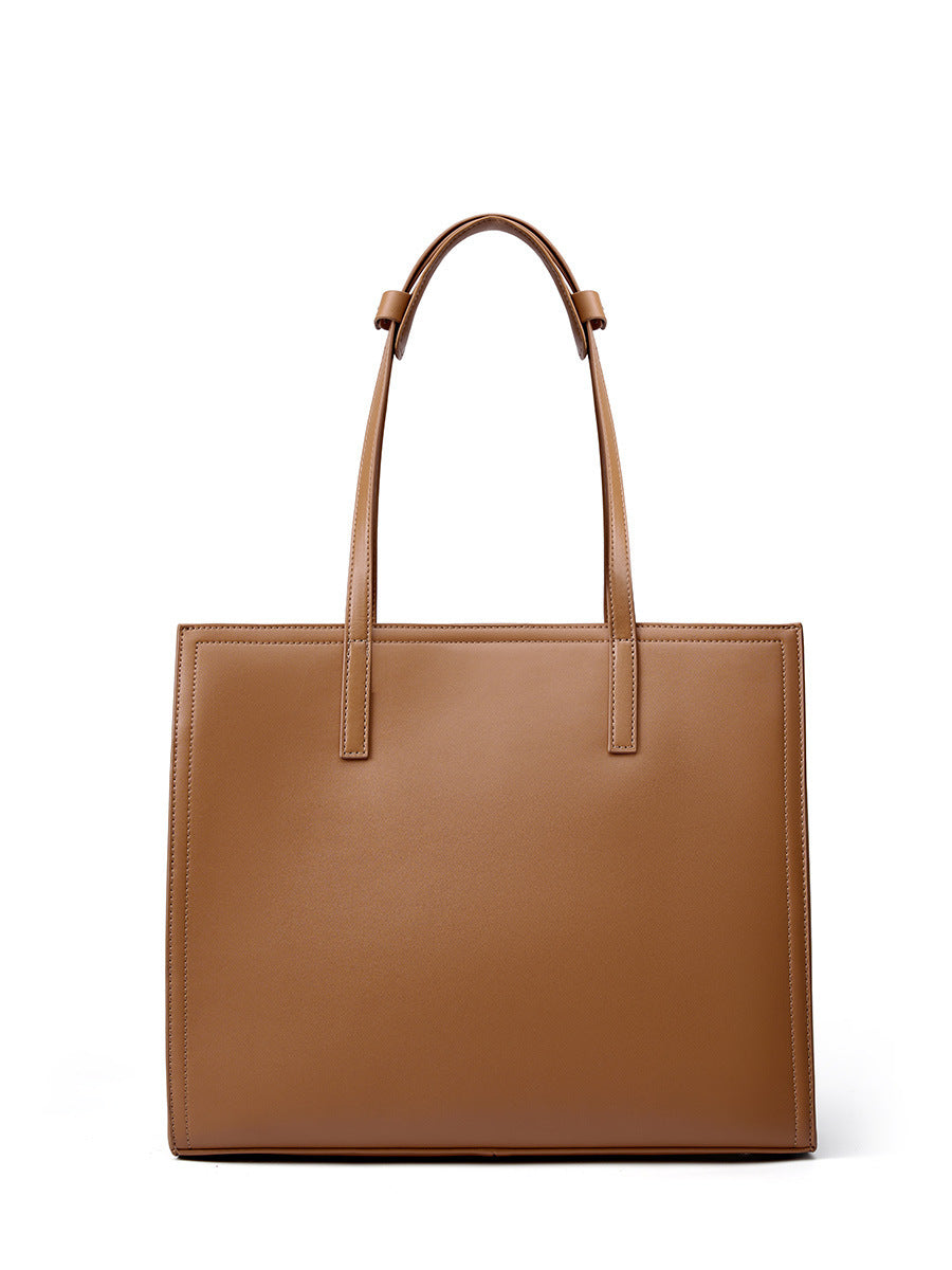 F&R Leather Large Capacity Briefcase