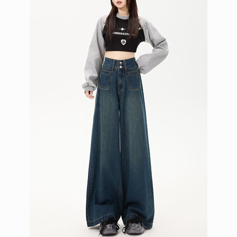 F&R Nara High Waist Wide-Leg Jeans