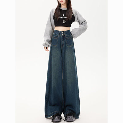 F&R Nara High Waist Wide-Leg Jeans