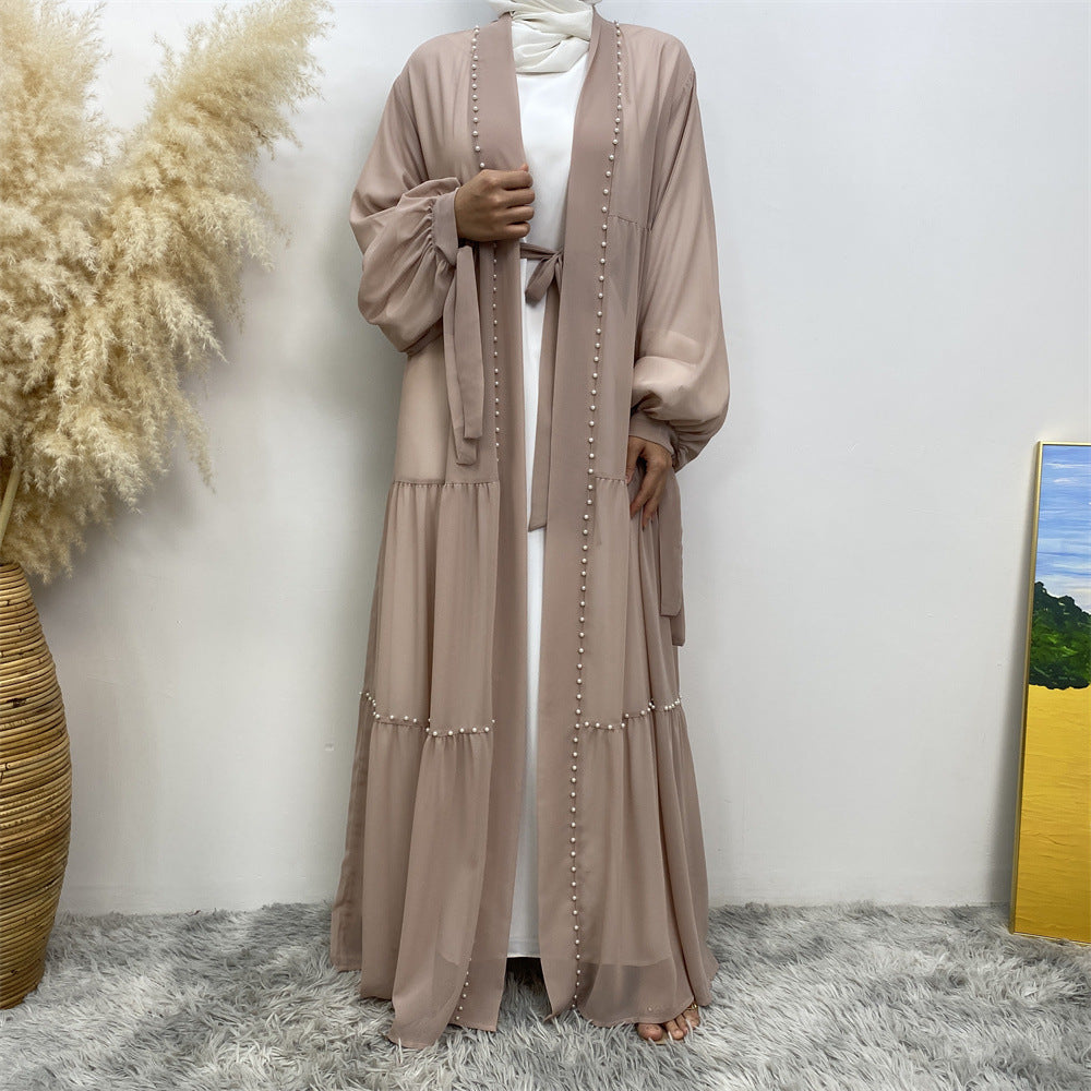 F&R Zainab Beaded Chiffon Robe