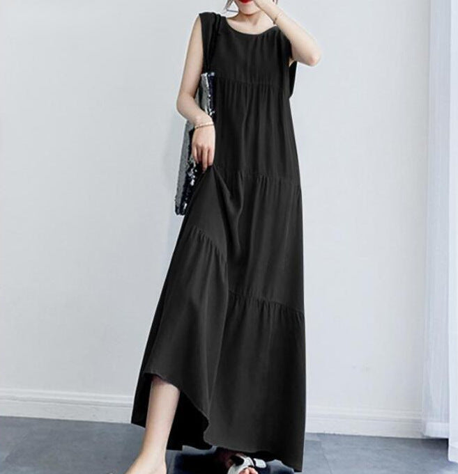 F&R Verra Linen Blend Midi Dress