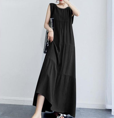 F&R Verra Linen Blend Midi Dress