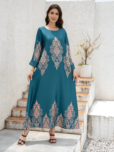 F&R Zahra Floral Elegance Abaya