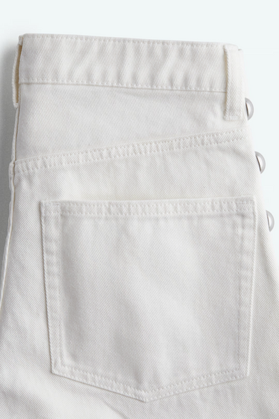F&R Studded White Jeans