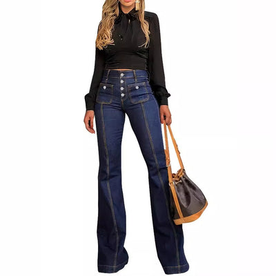 F&R Patchflare Stretch Jeans