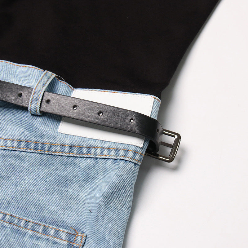 F&R Highrise Streetline Denim Pants