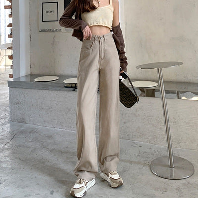 F&R Chic Cotton Straight-Leg Pants