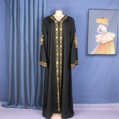 F&R Ethnic Style Plus Size Dress | Middle East Muslim Style Robe