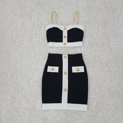 F&R Split Strap Two-Piece Set