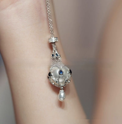 F&R Playful Pearl Gemstone Lavalier Pendant