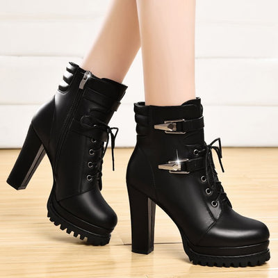 F&R British Style High Heel Shoes for Women