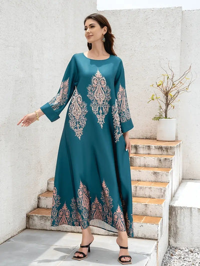 F&R Zahra Floral Elegance Abaya