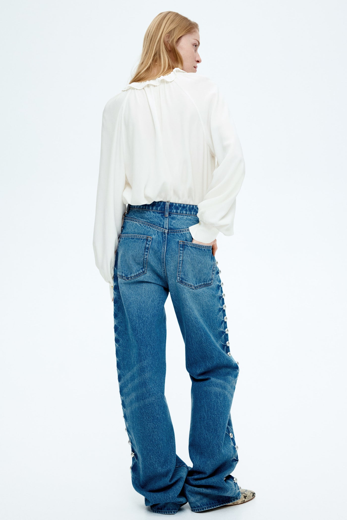 F&R Chic bead Jeans