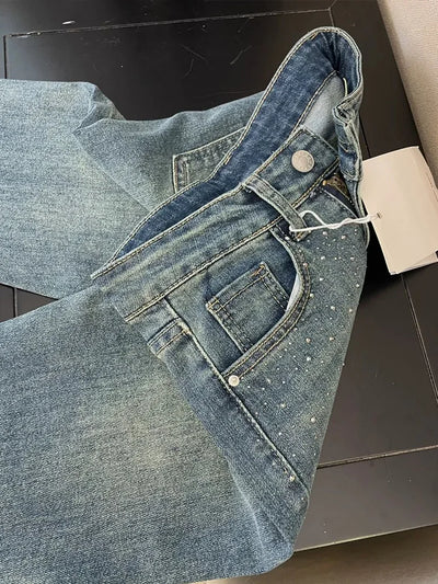 F&R Diamond-Encrusted Jeans