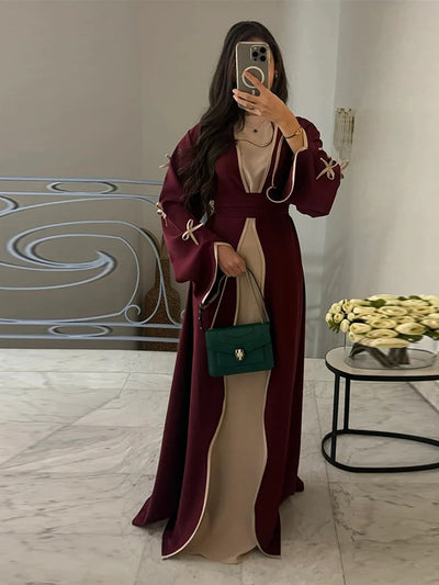 F&R Butterfly Bow Kimono Abaya