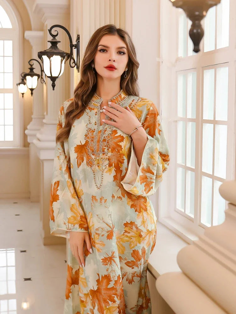 F&R Embroidered Morocco Kaftan