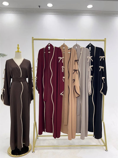 F&R Butterfly Bow Kimono Abaya