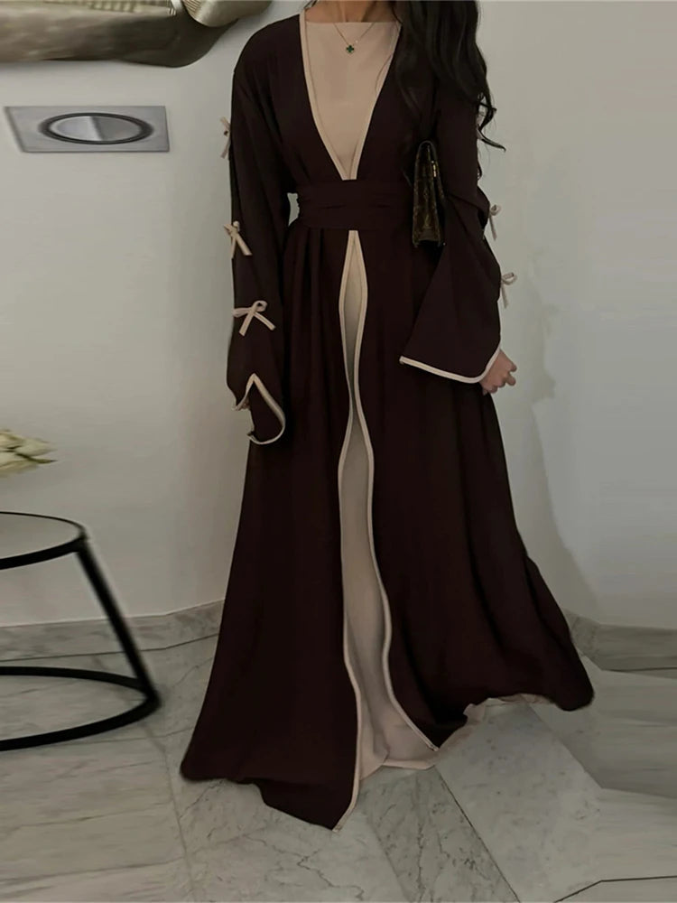 F&R Butterfly Bow Kimono Abaya