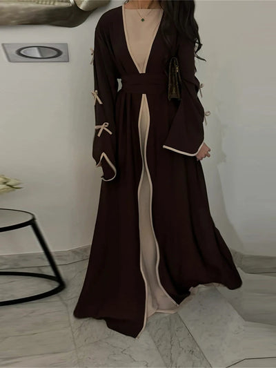 F&R Butterfly Bow Kimono Abaya