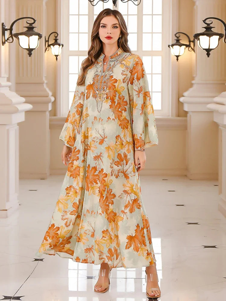 F&R Embroidered Morocco Kaftan