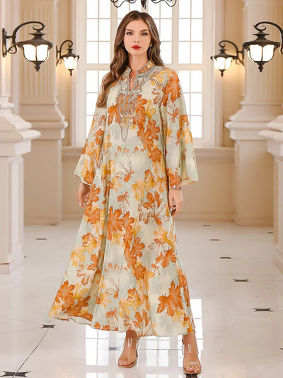 F&R Embroidered Morocco Kaftan