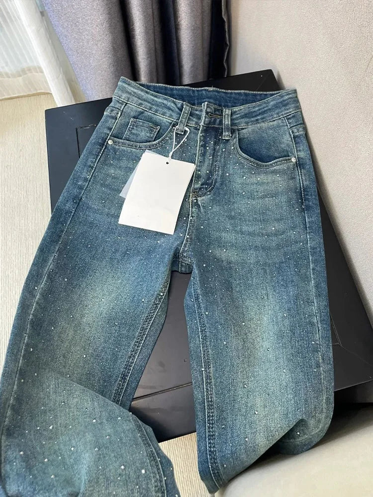 F&R Diamond-Encrusted Jeans