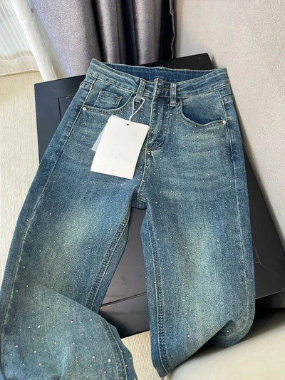 F&R Diamond-Encrusted Jeans