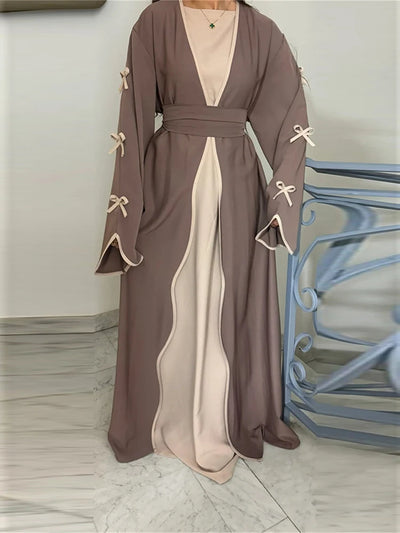 F&R Butterfly Bow Kimono Abaya