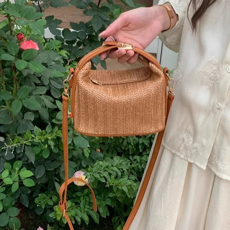 F&R Summer Handwoven Grass Bag