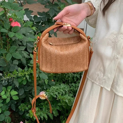 F&R Summer Handwoven Grass Bag