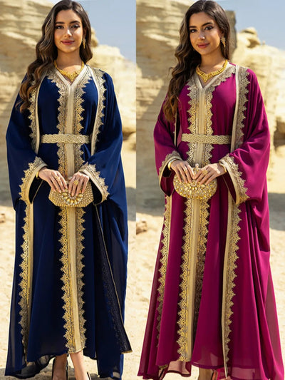 F&R Luxe Party Abaya Set