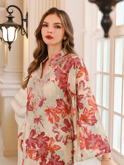 F&R Embroidered Morocco Kaftan