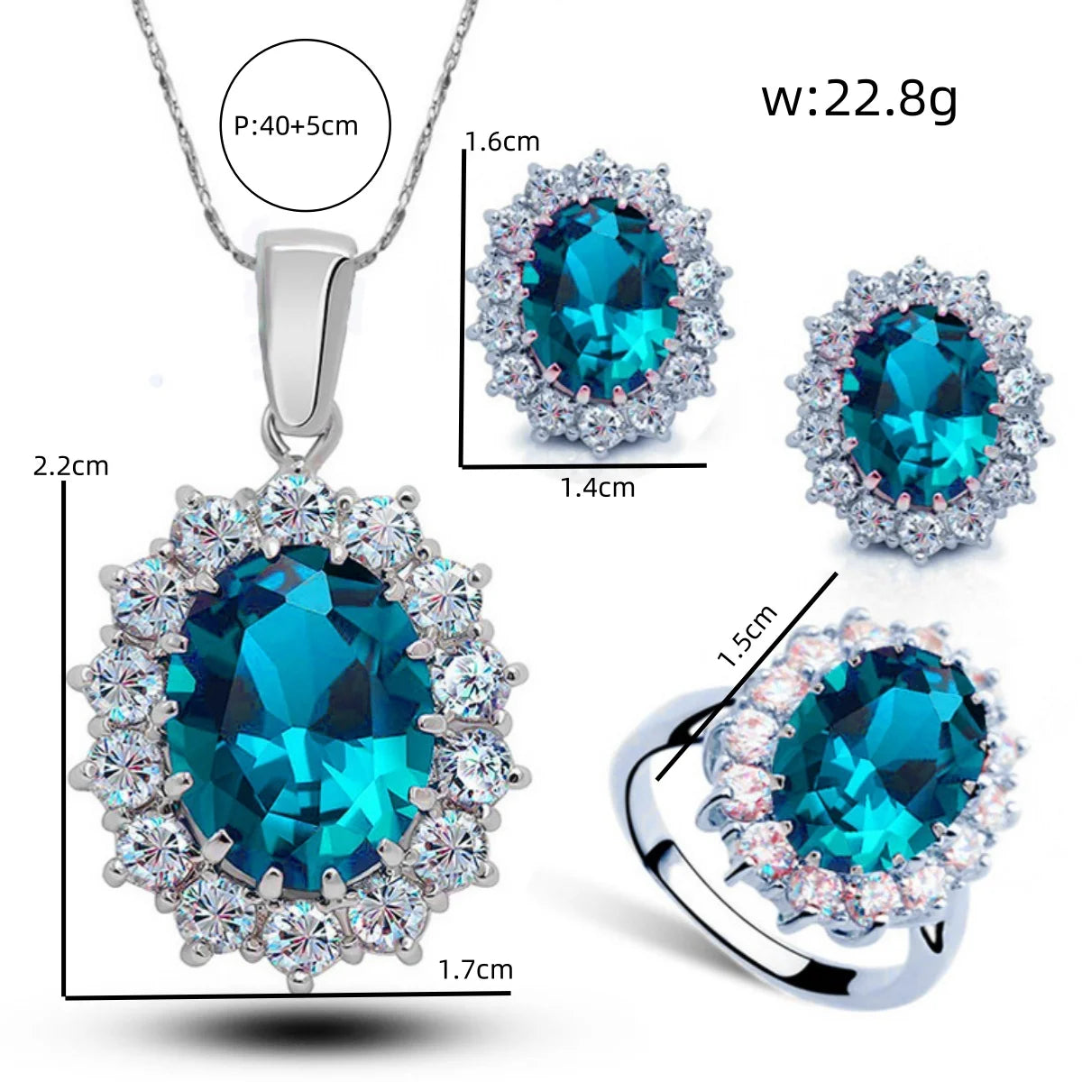 F&R Princess Zircon Set