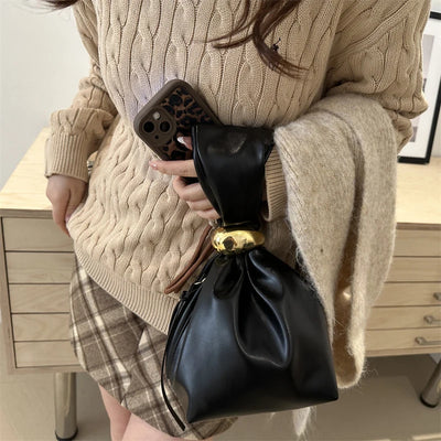 F&R Mini Retro Pleated Shoulder Bag