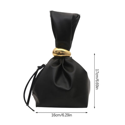 F&R Mini Retro Pleated Shoulder Bag