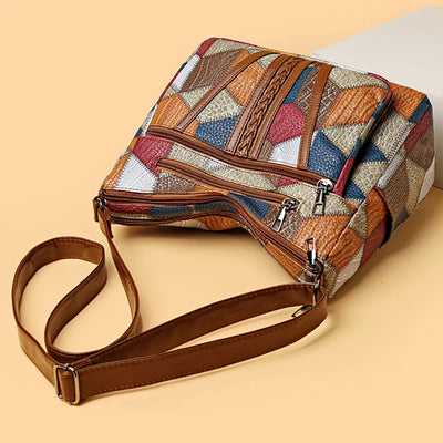 F&R Brown Vintage Crossbody Bag