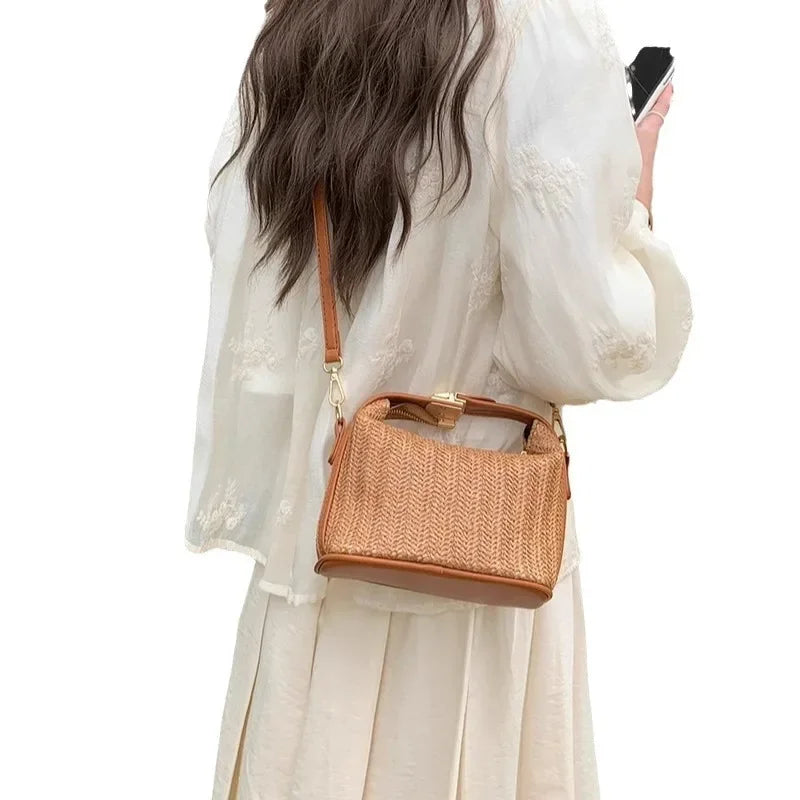 F&R Summer Handwoven Grass Bag