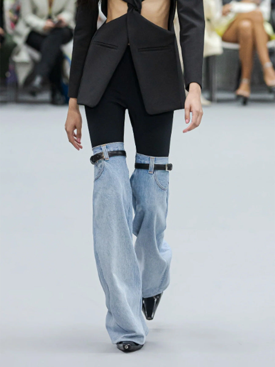 F&R Highrise Streetline Denim Pants