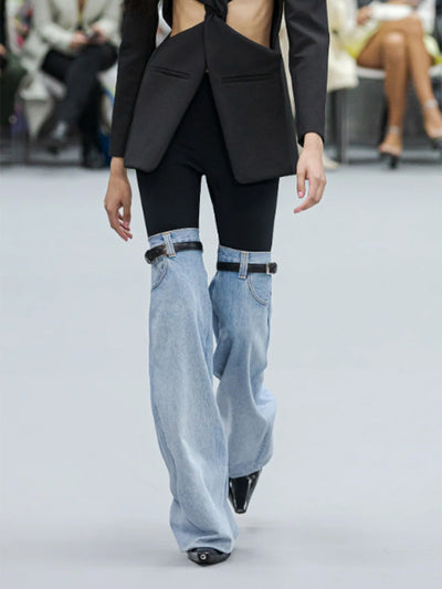 F&R Highrise Streetline Denim Pants