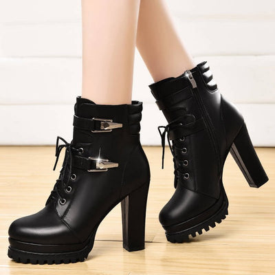 F&R British Style High Heel Shoes for Women